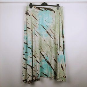 The Pyramid Collection Tie Dye Skirt Size 2X